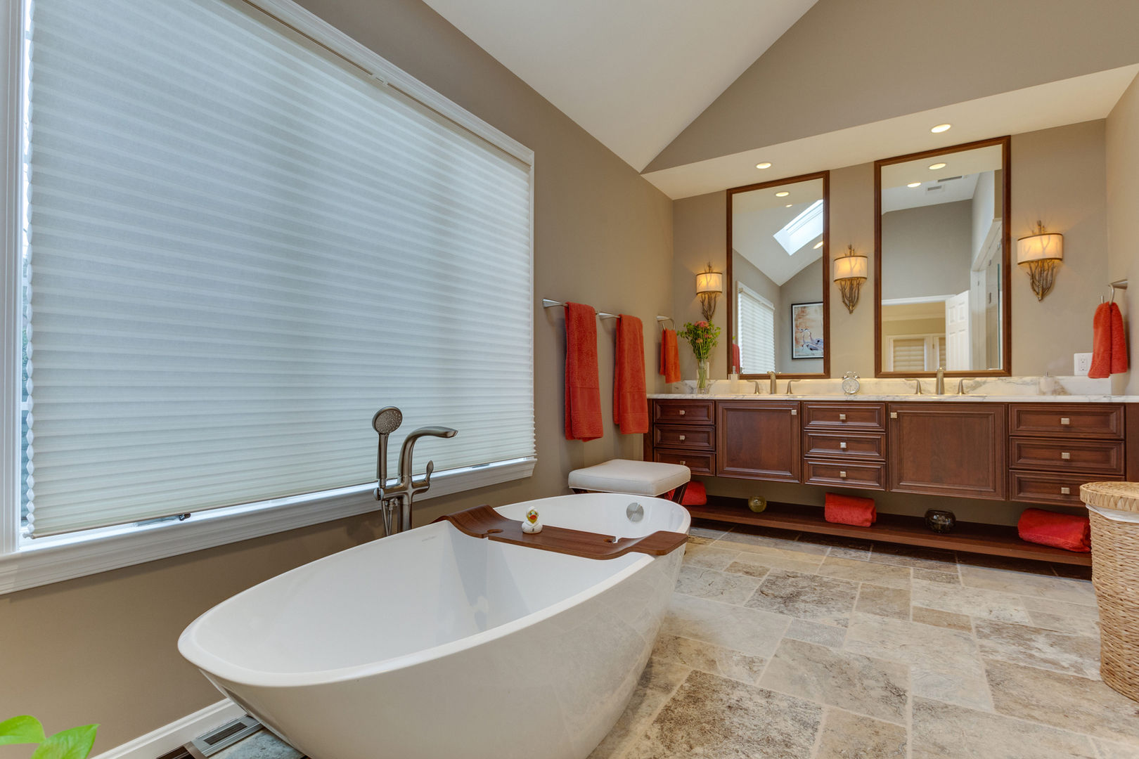 Universal Design Master Suite Renovation in McLean, VA BOWA - Design Build Experts Minimalist bathroom