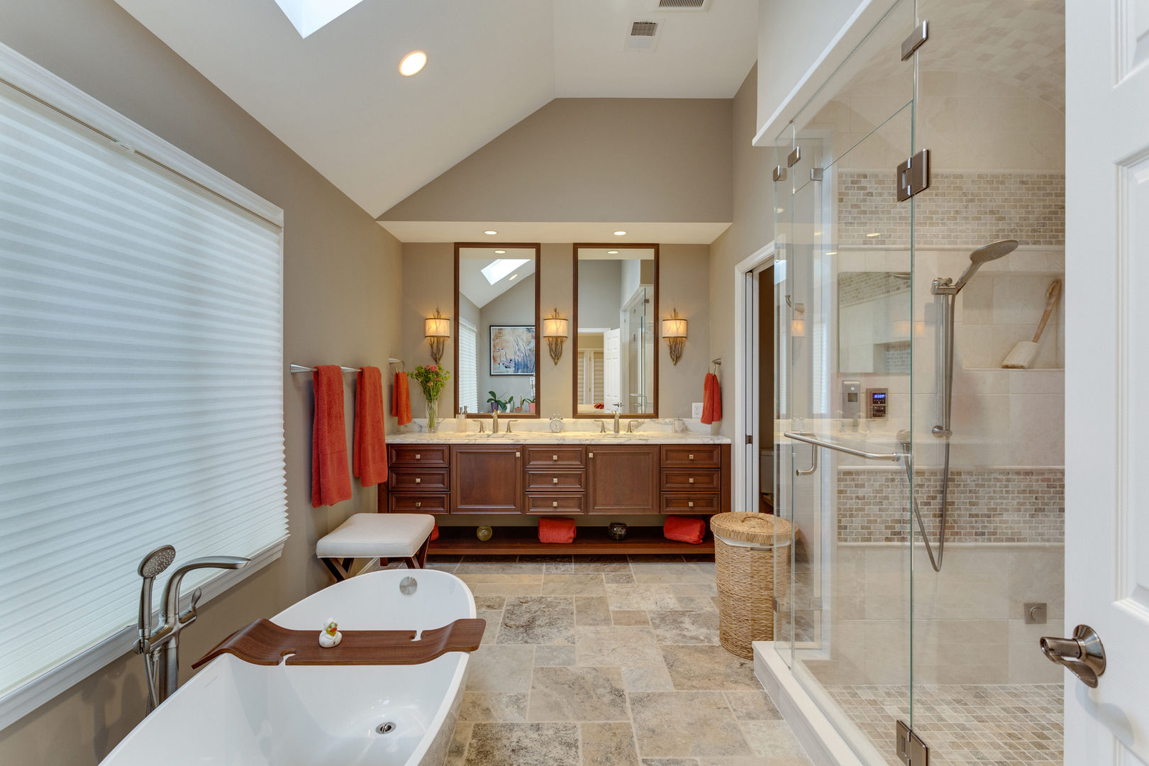 Universal Design Master Suite Renovation in McLean, VA BOWA - Design Build Experts Minimalist style bathroom