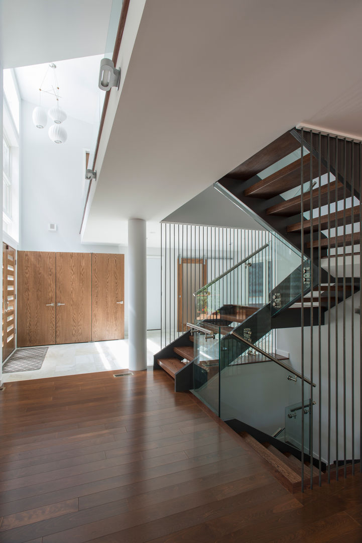 Annapolis Renovation/Addition, ARCHI-TEXTUAL, PLLC ARCHI-TEXTUAL, PLLC Modern Corridor, Hallway and Staircase