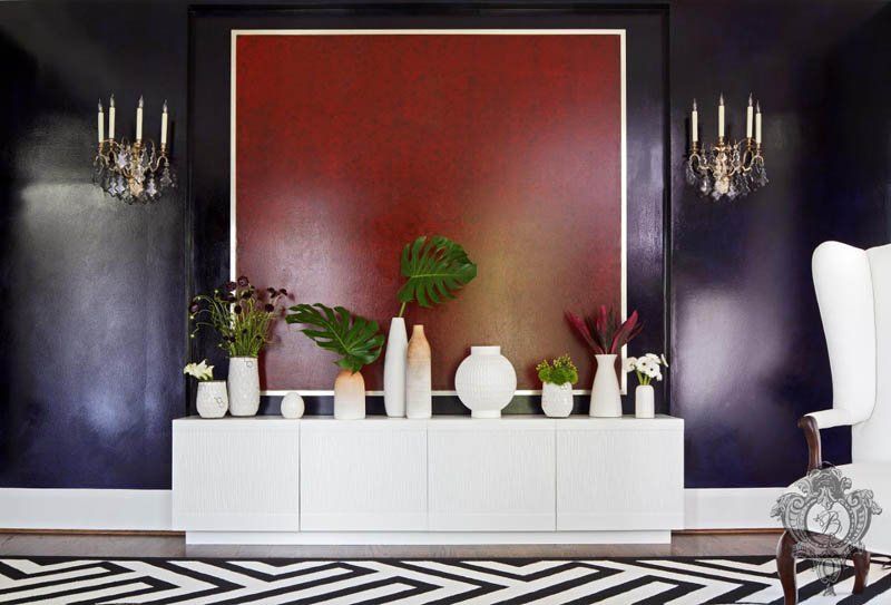 Pop of Color, Kellie Burke Interiors Kellie Burke Interiors Salas de estilo ecléctico