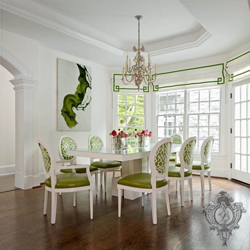 Pop of Color, Kellie Burke Interiors Kellie Burke Interiors Comedores de estilo ecléctico