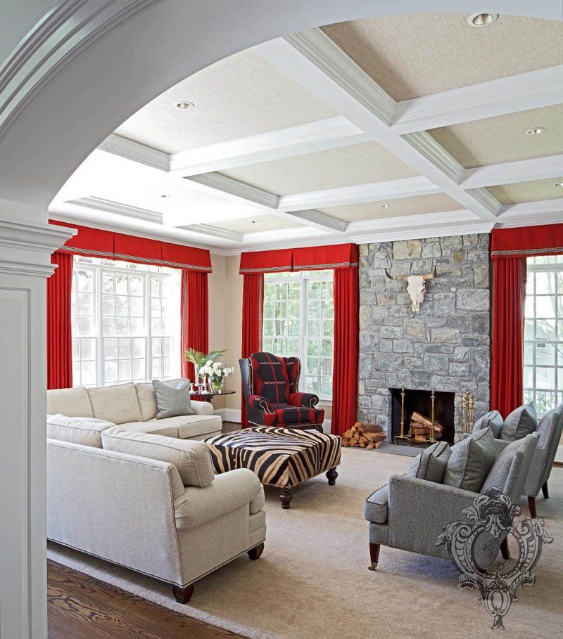 Family Room Kellie Burke Interiors Media room