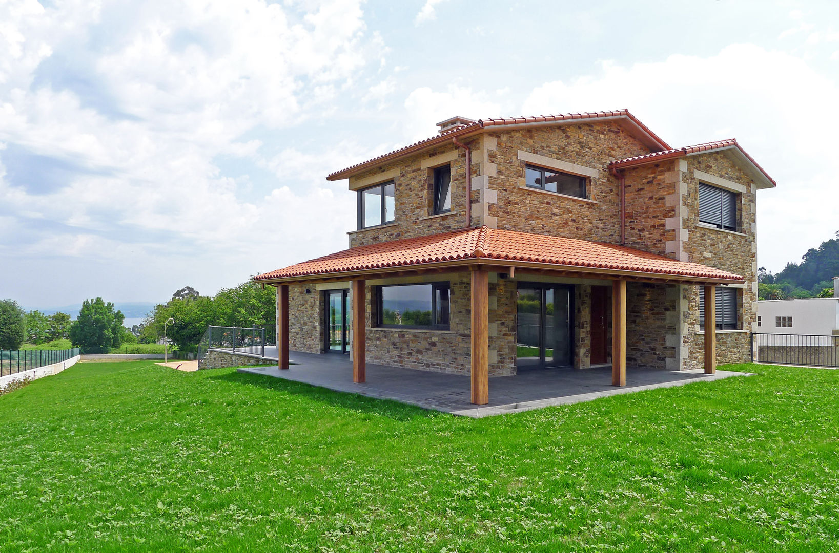 Vivienda en Veigue, AD+ arquitectura AD+ arquitectura Rustik Evler Taş