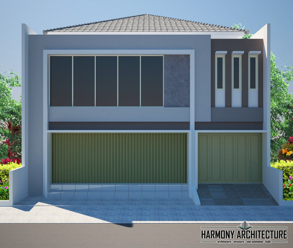 Ruko 2 Lantai, Harmony Architecture Harmony Architecture Spazi commerciali Cemento armato Centri commerciali