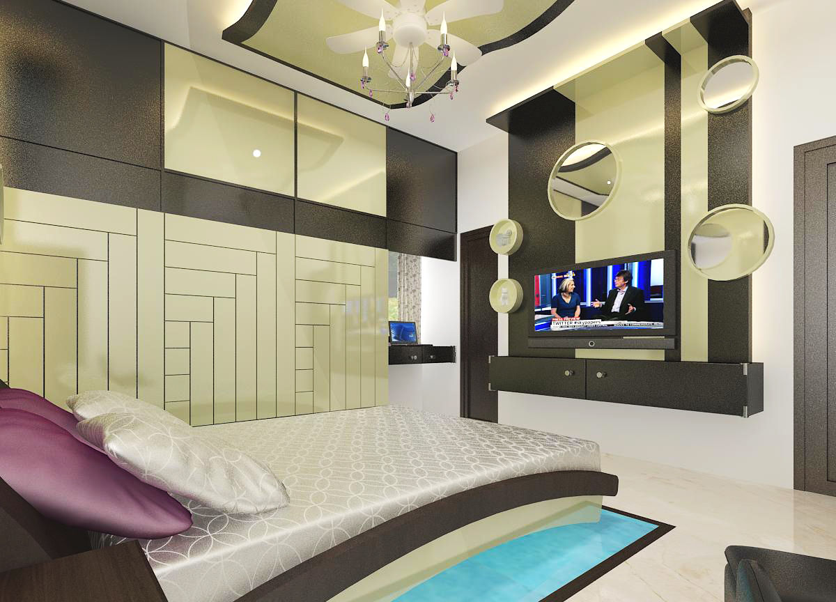 Residence OF Mr.Raghav, A-Z Architects & Vaastu A-Z Architects & Vaastu Asian style bedroom