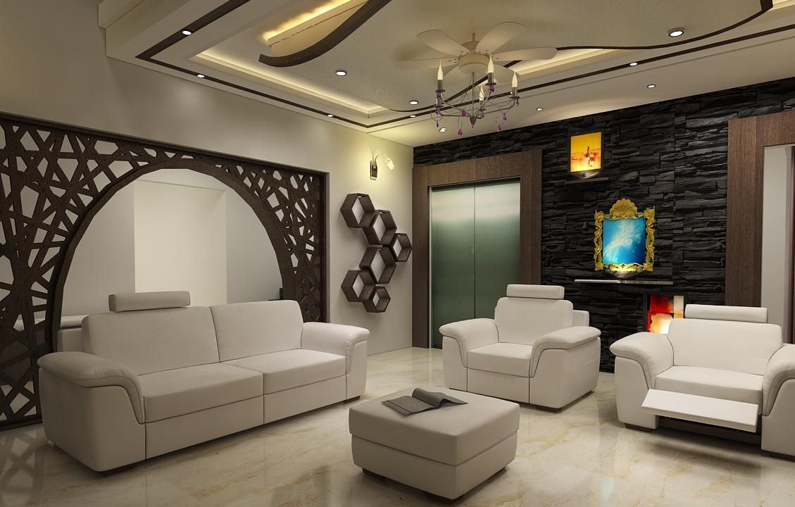 Residence OF Mr.Raghav, A-Z Architects & Vaastu A-Z Architects & Vaastu Living room