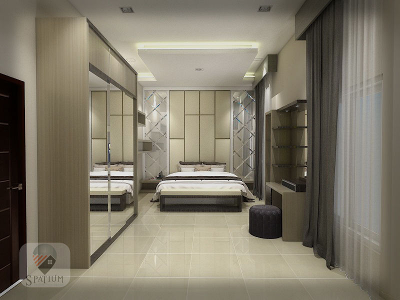 Interior , SPATIUM SPATIUM Kamar Tidur Minimalis Bahan Sintetis Brown Beds & headboards