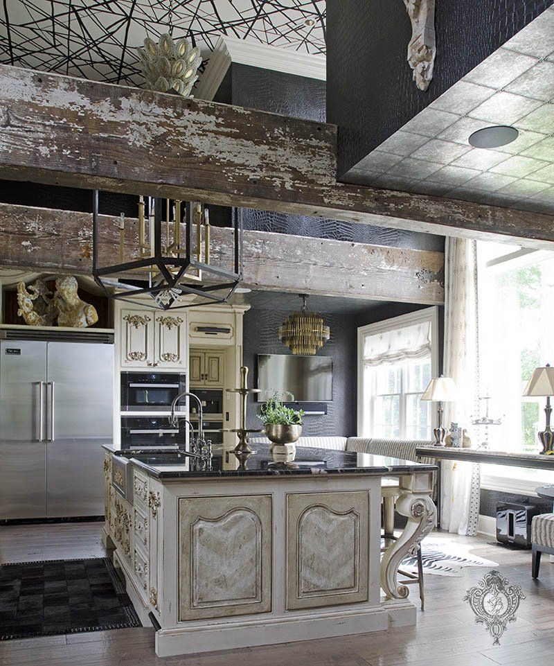 Designer's Touch, Kellie Burke Interiors Kellie Burke Interiors Cucina eclettica