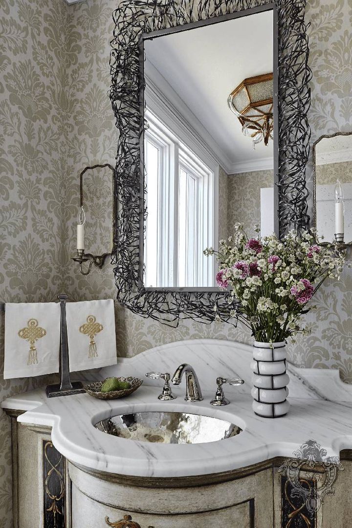 Glam House, Kellie Burke Interiors Kellie Burke Interiors Phòng tắm phong cách kinh điển