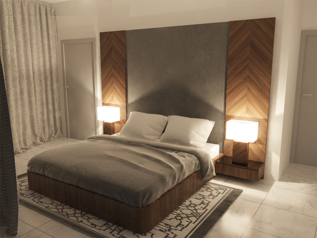 SB Arquitectos, Estudio Chipotle Estudio Chipotle Modern style bedroom