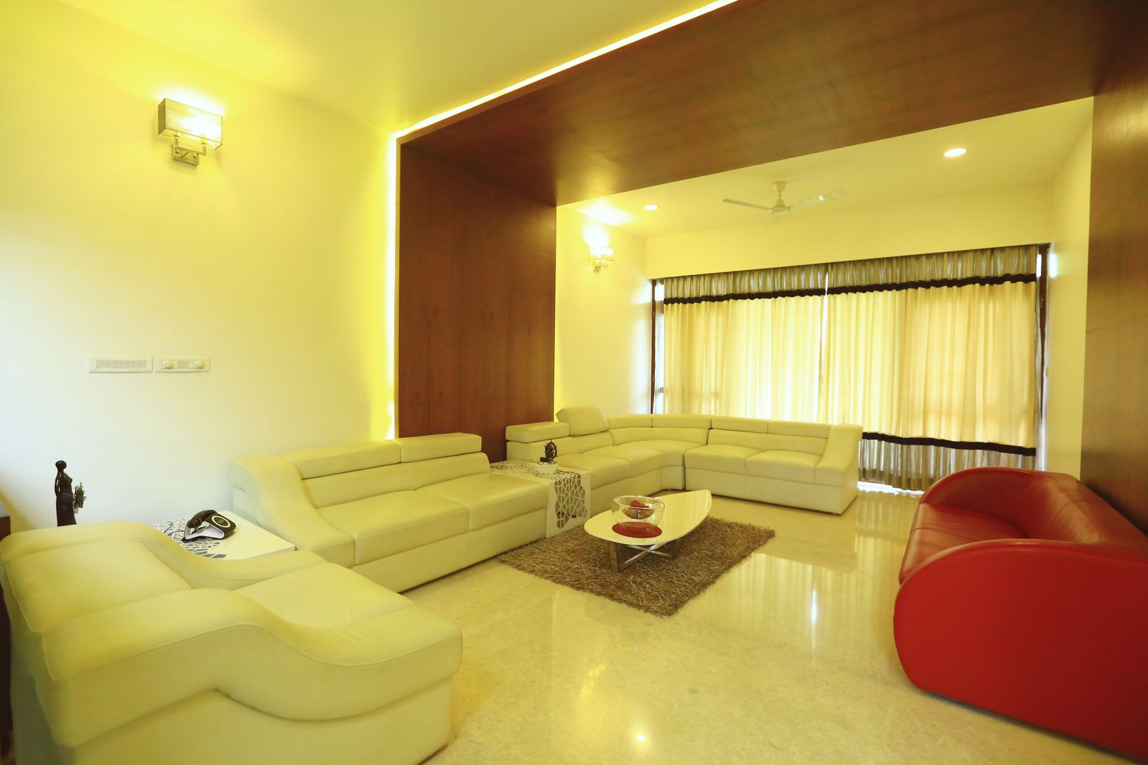 Residence at Sarjapur Road, Space Trend Space Trend ห้องนั่งเล่น