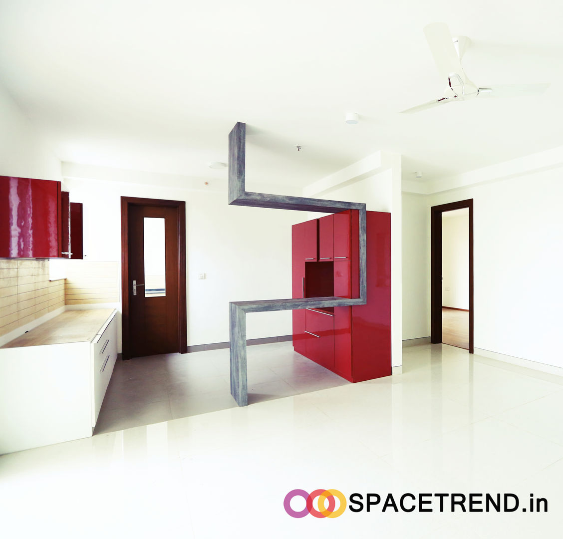 Flat at Horamavu Main Road, Space Trend Space Trend ห้องครัว