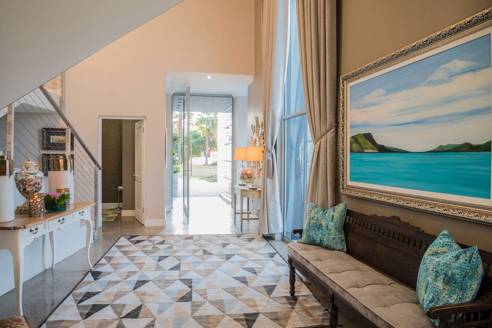 Entrance Hall. Carne Interiors Classic style corridor, hallway and stairs