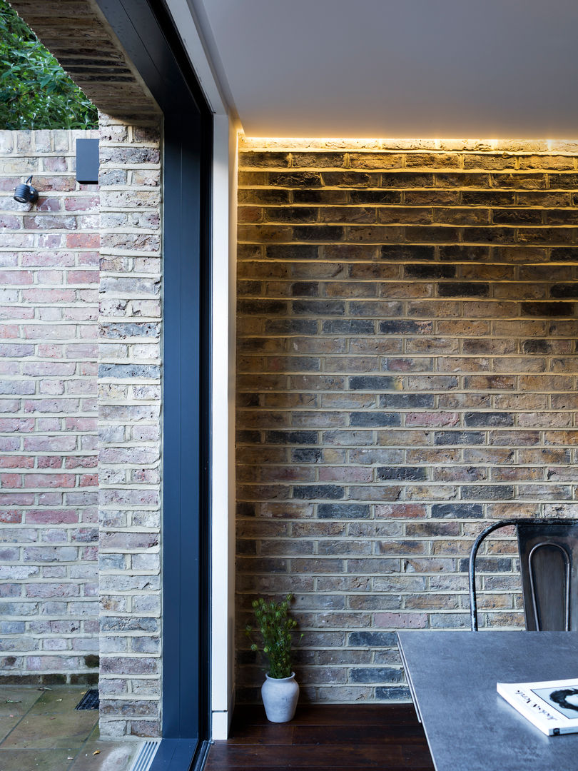 Dining room Brosh Architects Salas de jantar modernas