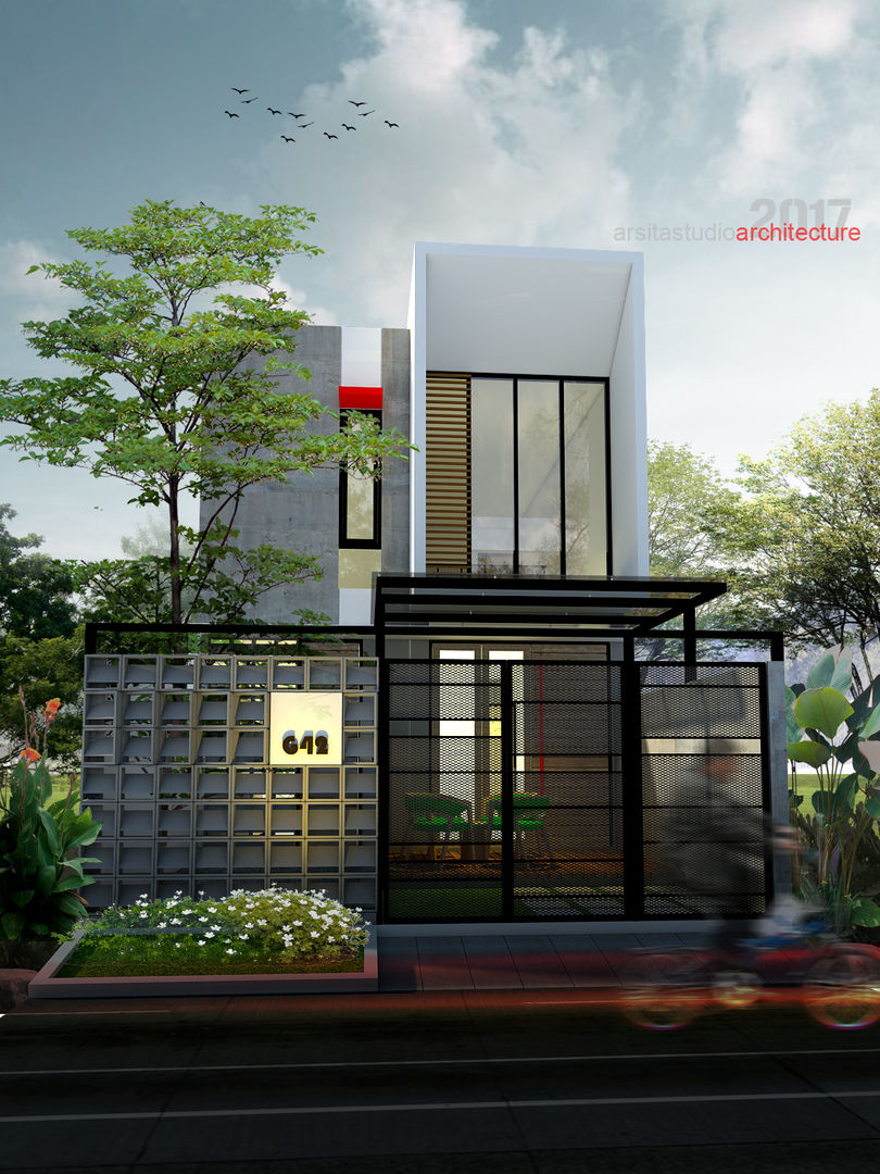 Rumah Bermuka Dua, ARSITA STUDIO architecture ARSITA STUDIO architecture