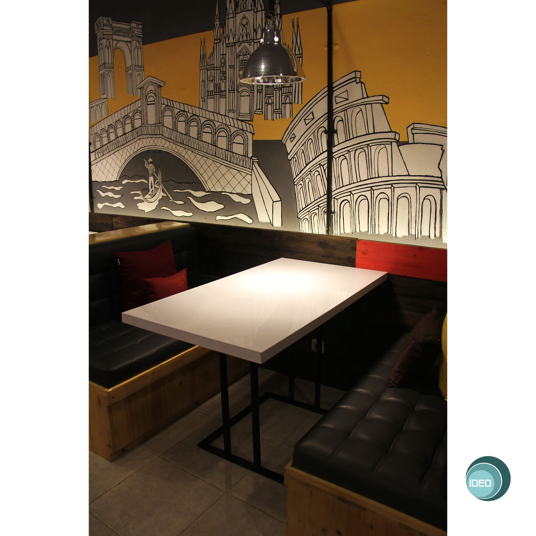 Oro Colato - Gelato and Bar, IDEO DESIGNWORK IDEO DESIGNWORK Industrial style walls & floors