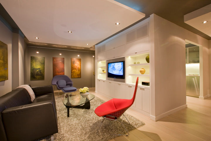 Flat in McLean, VA, FORMA Design Inc. FORMA Design Inc. Salas modernas