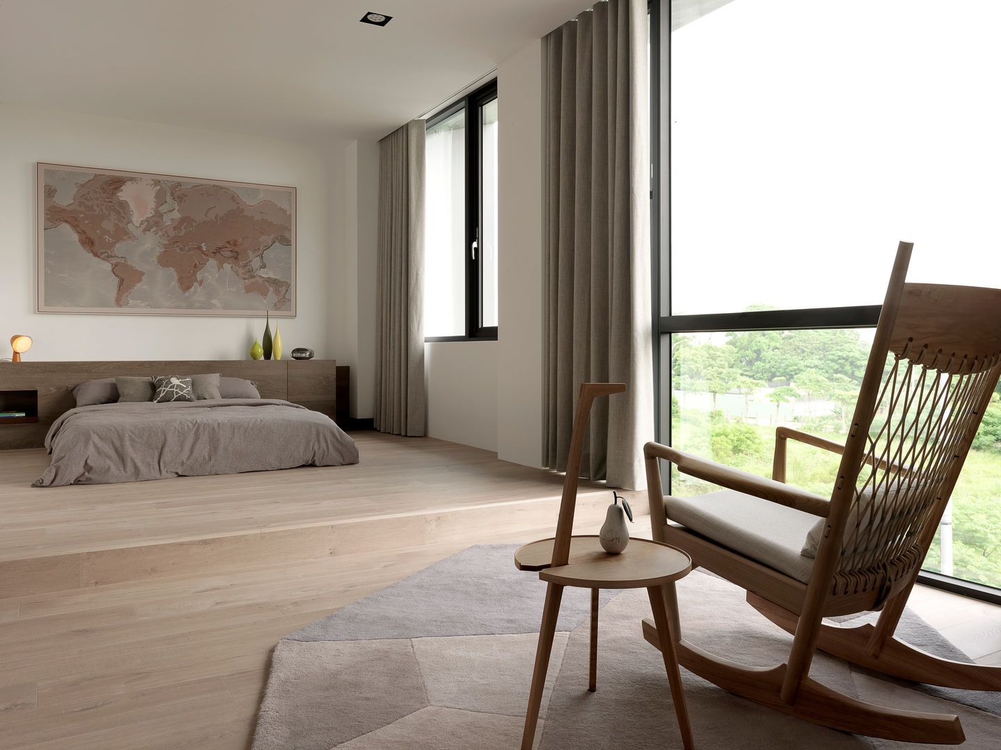 展Zhan, 禾築國際設計Herzu Interior Design 禾築國際設計Herzu Interior Design Modern Bedroom