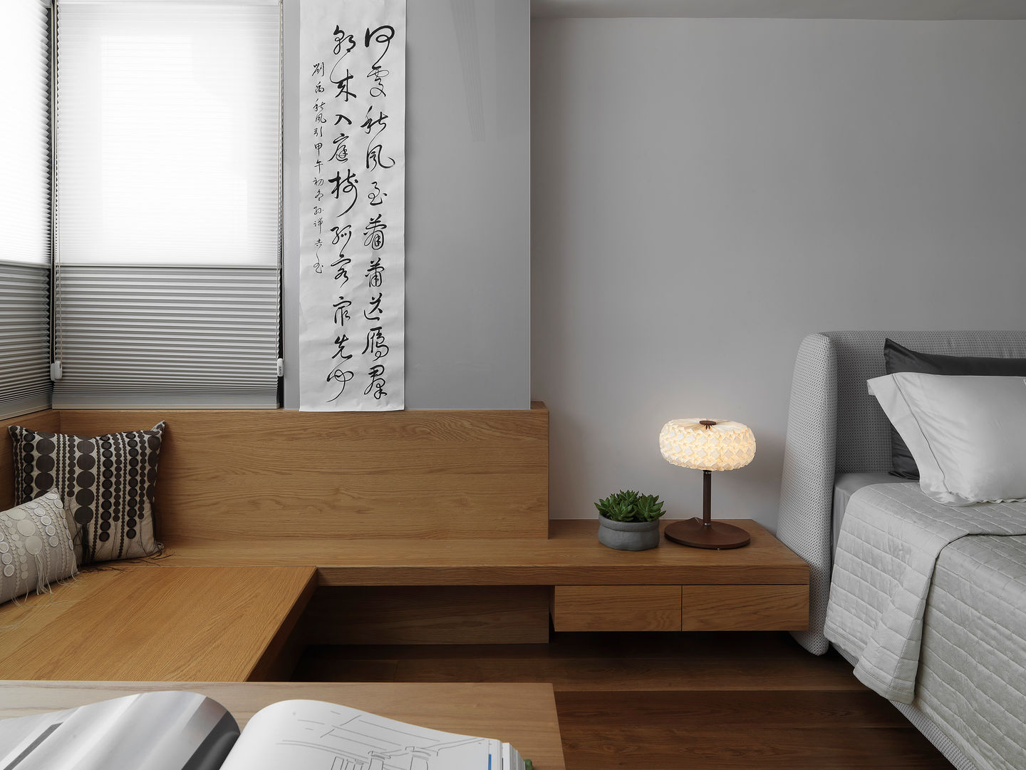 思路 延伸 Sense of Meditation, 禾築國際設計Herzu Interior Design 禾築國際設計Herzu Interior Design Dormitorios modernos