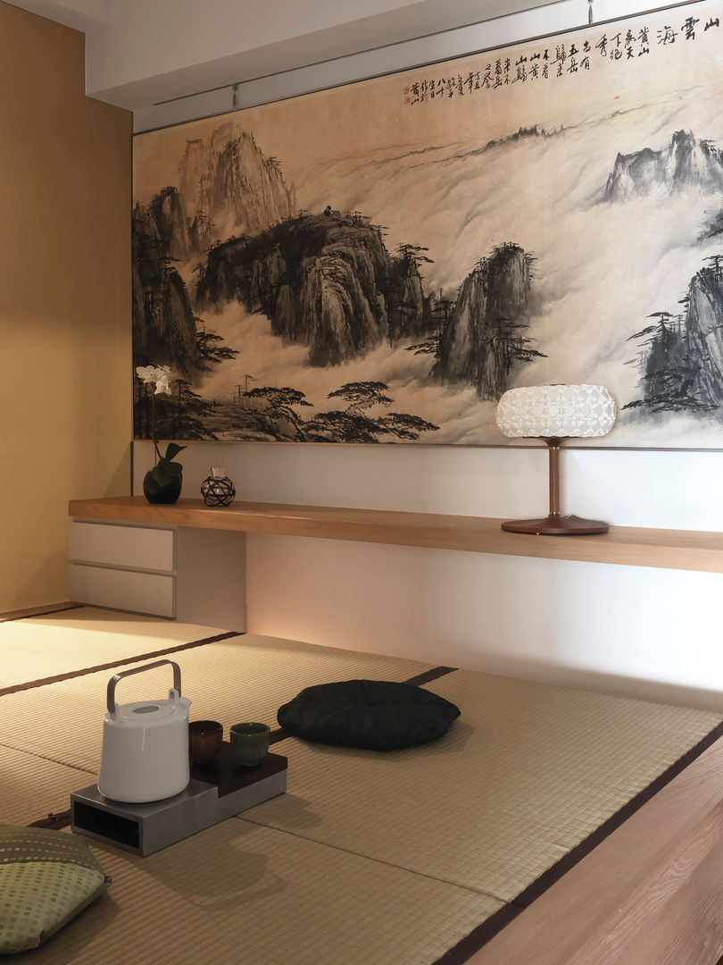 思路 延伸 Sense of Meditation, 禾築國際設計Herzu Interior Design 禾築國際設計Herzu Interior Design Moderne slaapkamers