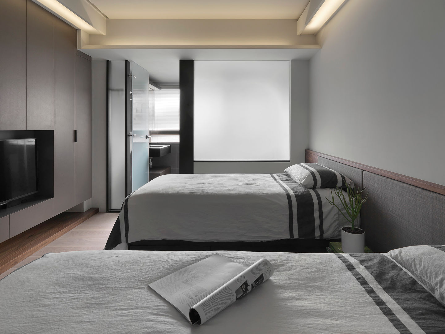 JJ HOUSE, 禾築國際設計Herzu Interior Design 禾築國際設計Herzu Interior Design Camera da letto moderna