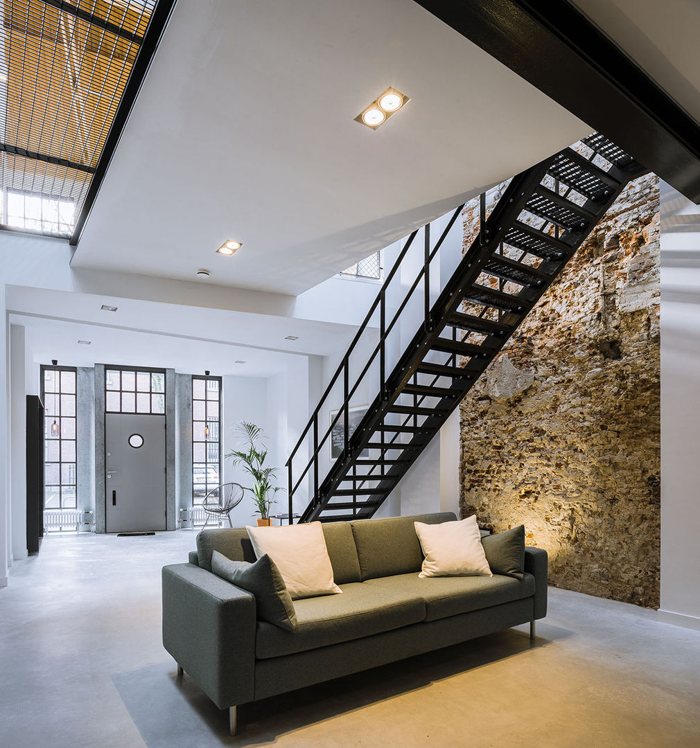 Loft Sixty-Four, EVA architecten EVA architecten Salas de estar modernas