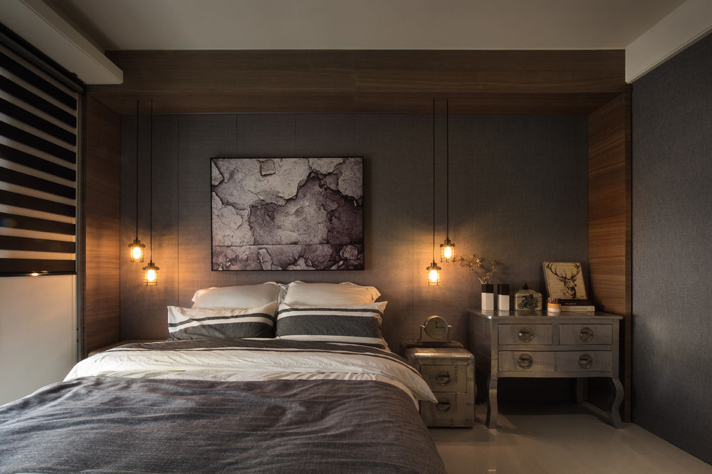 [HOME] Ciid Design - Haihua Model House, KD Panels KD Panels Rustic style bedroom Wood Wood effect