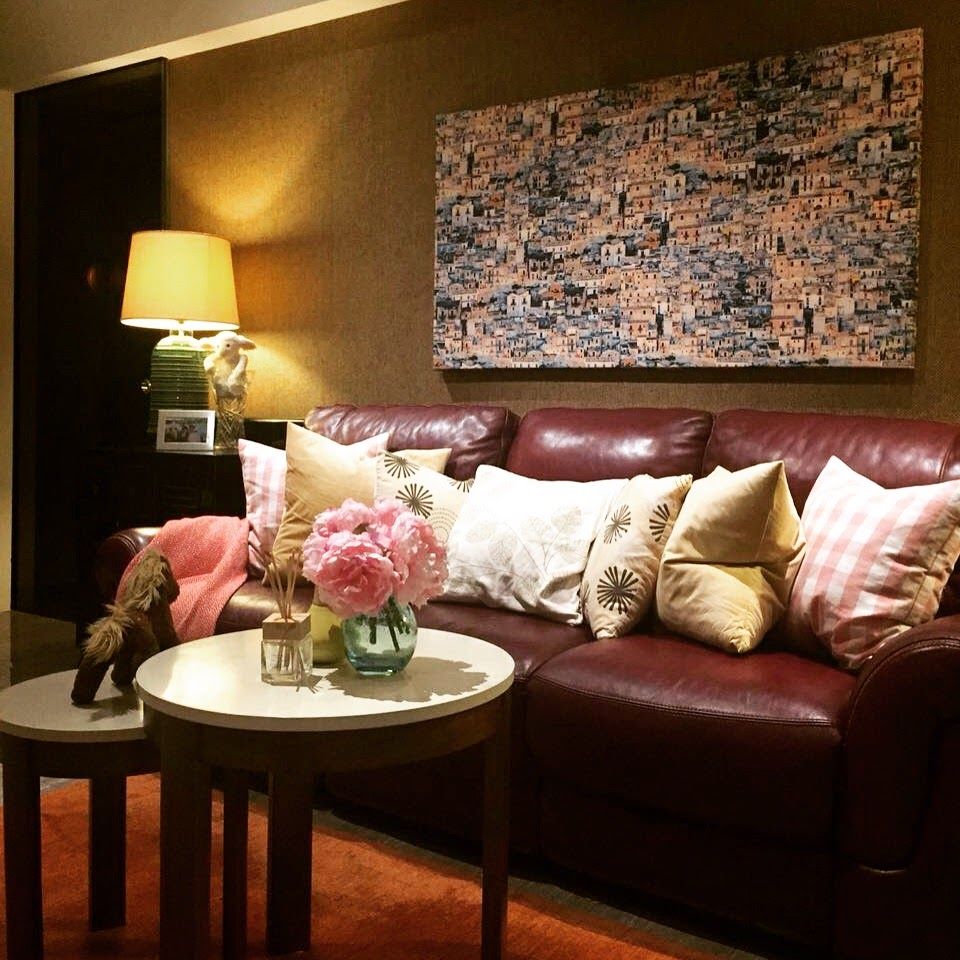 Project @ Holland Road Condo ab1 Abode Pte Ltd Modern living room Living room,Leather sofa,cosy sofa,designer homes