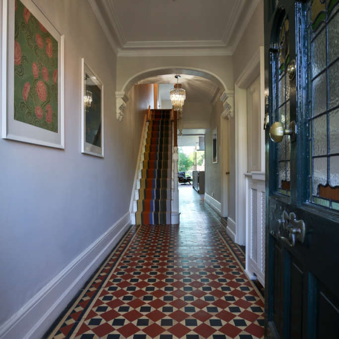 Kitchen extension and Renovation in Thame, Oxfordshire HollandGreen Pasillos, vestíbulos y escaleras de estilo moderno entry