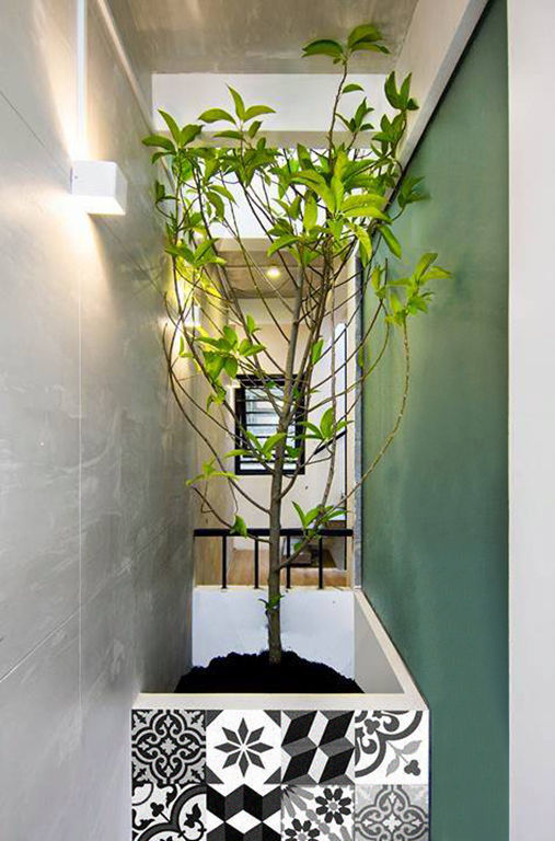 Q10 House, Studio8 Architecture & Urban Design Studio8 Architecture & Urban Design Hiên, sân thượng phong cách châu Á