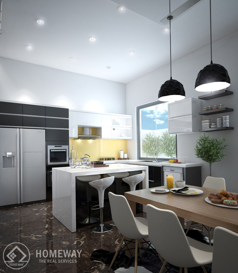 Biệt thự AD0619, HOMEWAY HOMEWAY Modern Dining Room