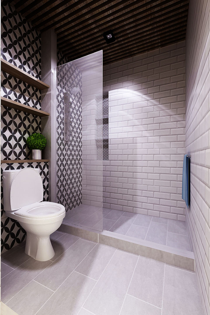 homify Modern bathroom