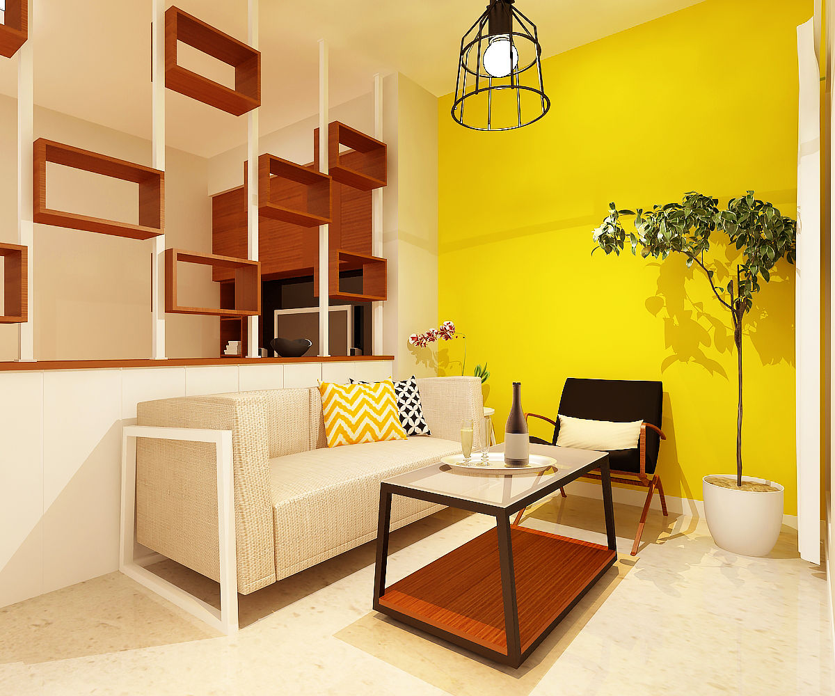 homify Salas de estar modernas