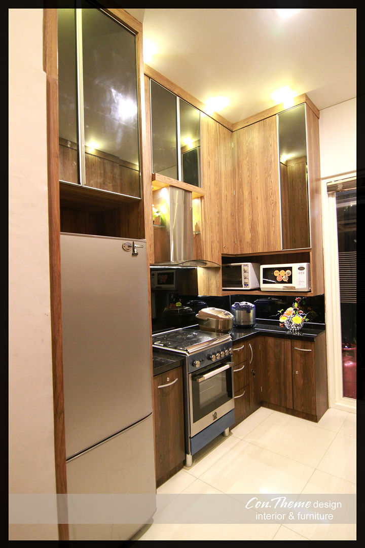 Dapur Minimalis, Contheme Design Contheme Design Kitchen Cabinets & shelves