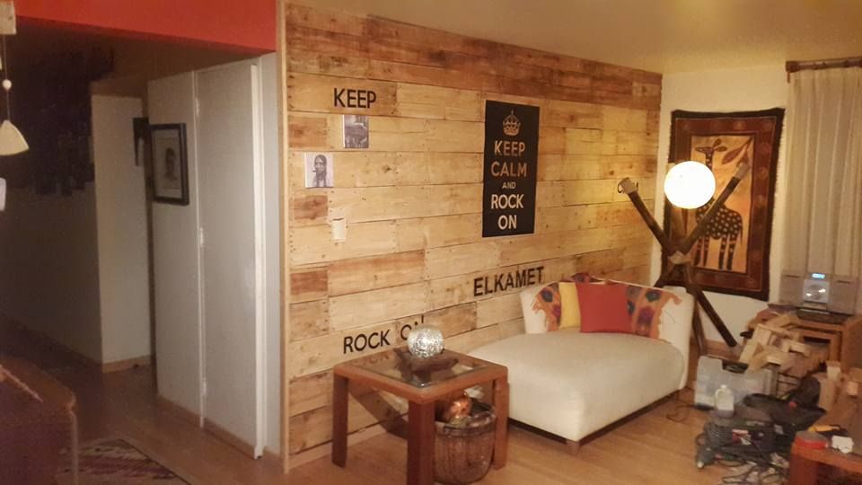 Diseño de espacio para depto en la CDMX, Forja Terra Forja Terra Living room Wood Wood effect