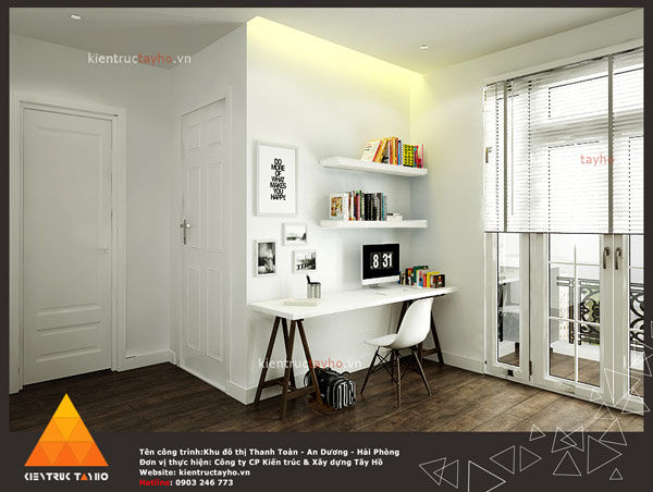 homify Modern study/office