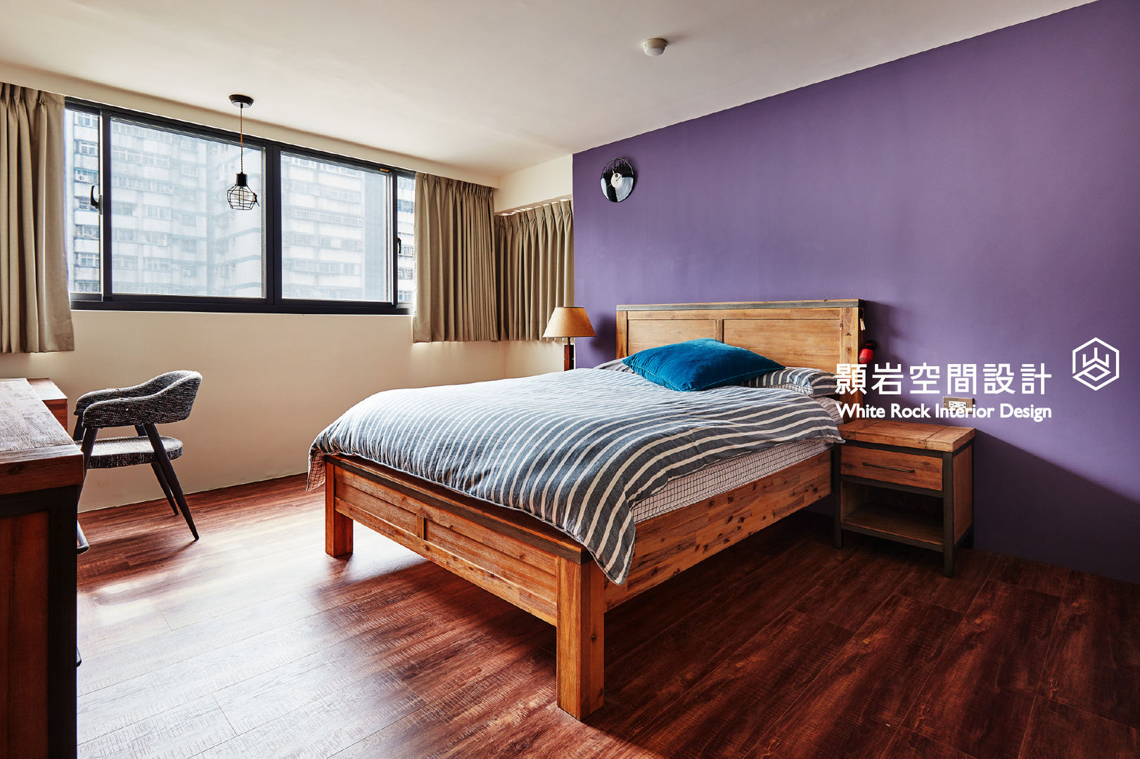 新北市 林口區 陳公館, 顥岩空間設計 顥岩空間設計 Minimalist bedroom