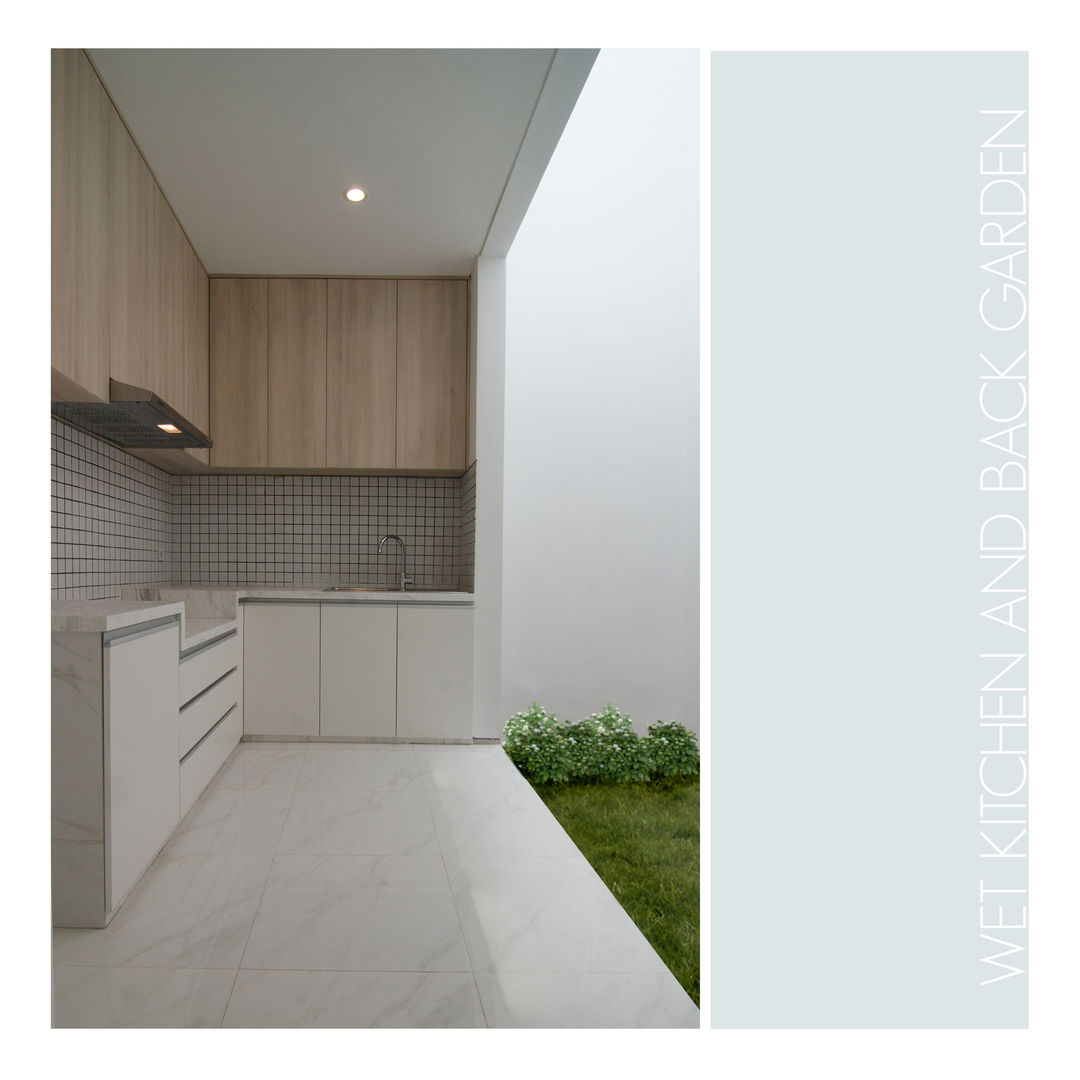 Wet Kitchen studiopapa Dapur Minimalis Kayu Wood effect