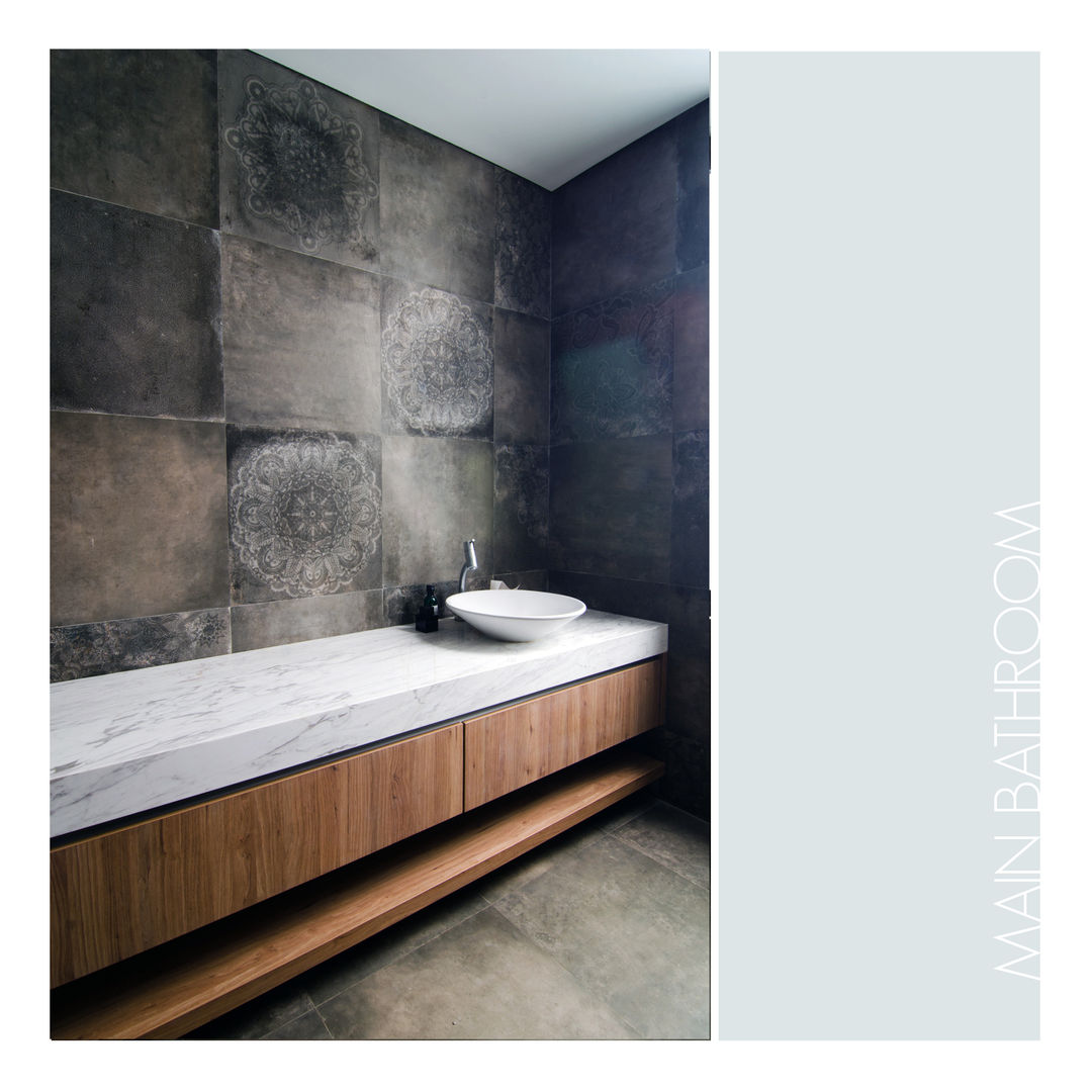 Ahouse, studiopapa studiopapa Minimalist style bathroom Wood Wood effect