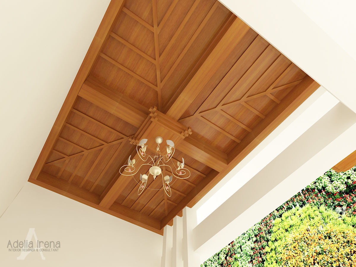 Wood Ceiling Decorative PEKA INTERIOR Rumah teras Kayu Wood effect plafon,dropceiling,wood,ethnic