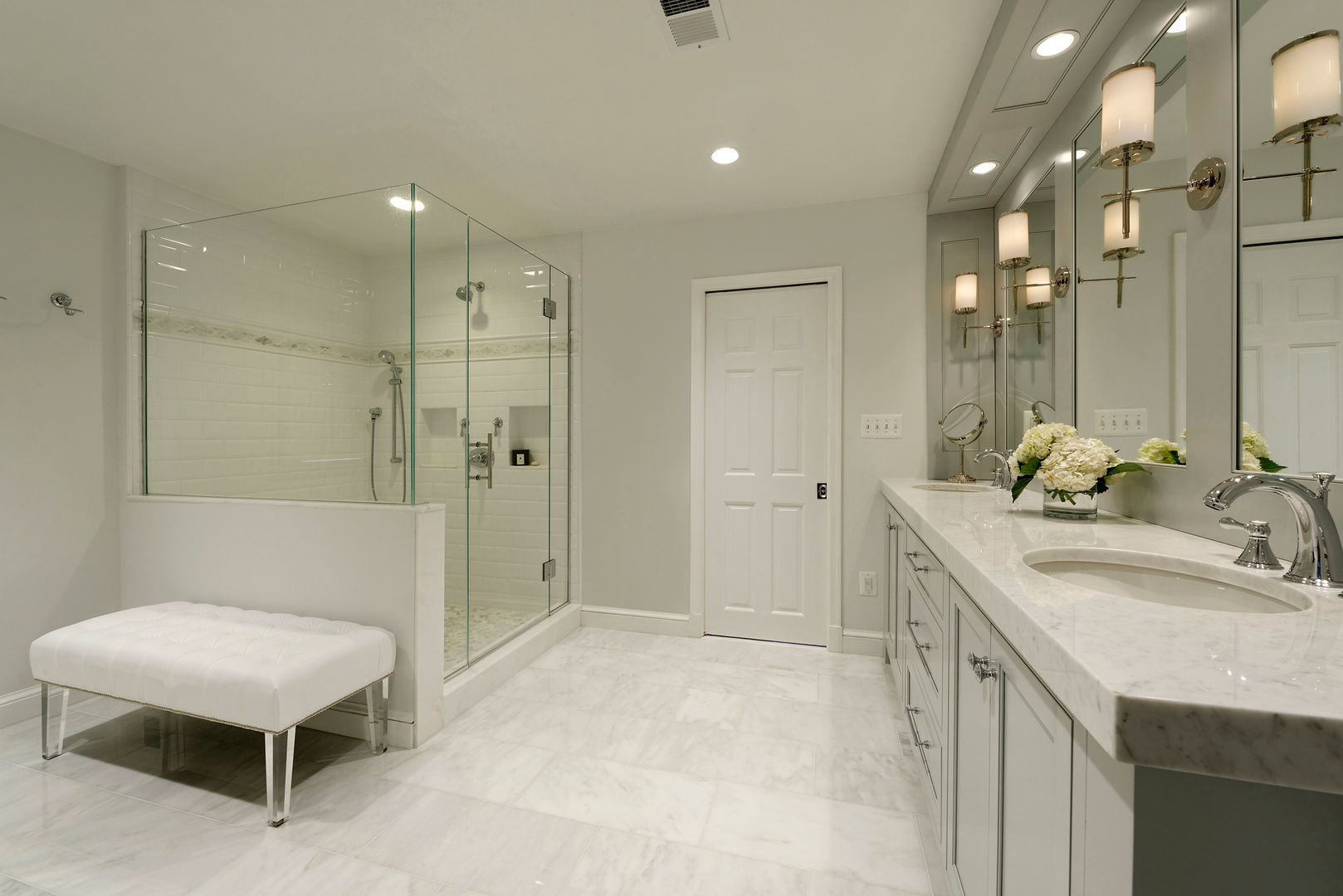 Whole House Design Build Renovation in Bethesda, MD BOWA - Design Build Experts Classic style bathroom