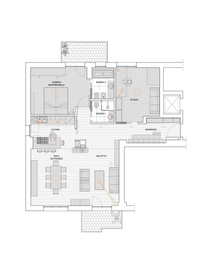 3VM_Ristrutturazione di una casa-atelier d’artista a Como, Chantal Forzatti architetto Chantal Forzatti architetto