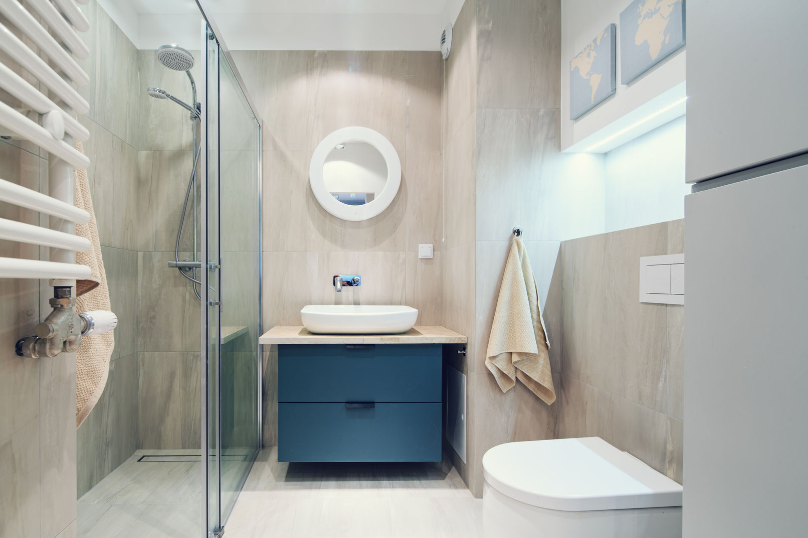 MAS_ONE, SUMA Architektów SUMA Architektów Scandinavian style bathroom
