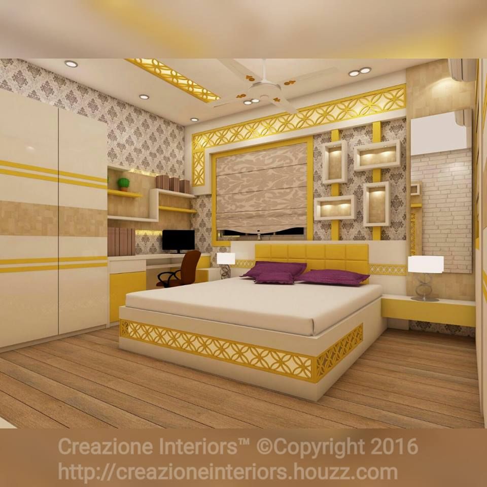 3 BHK Flat Decoration At Avidipta Apartment, Kolkata EM Bypass., Creazione Interiors Creazione Interiors Quartos modernos