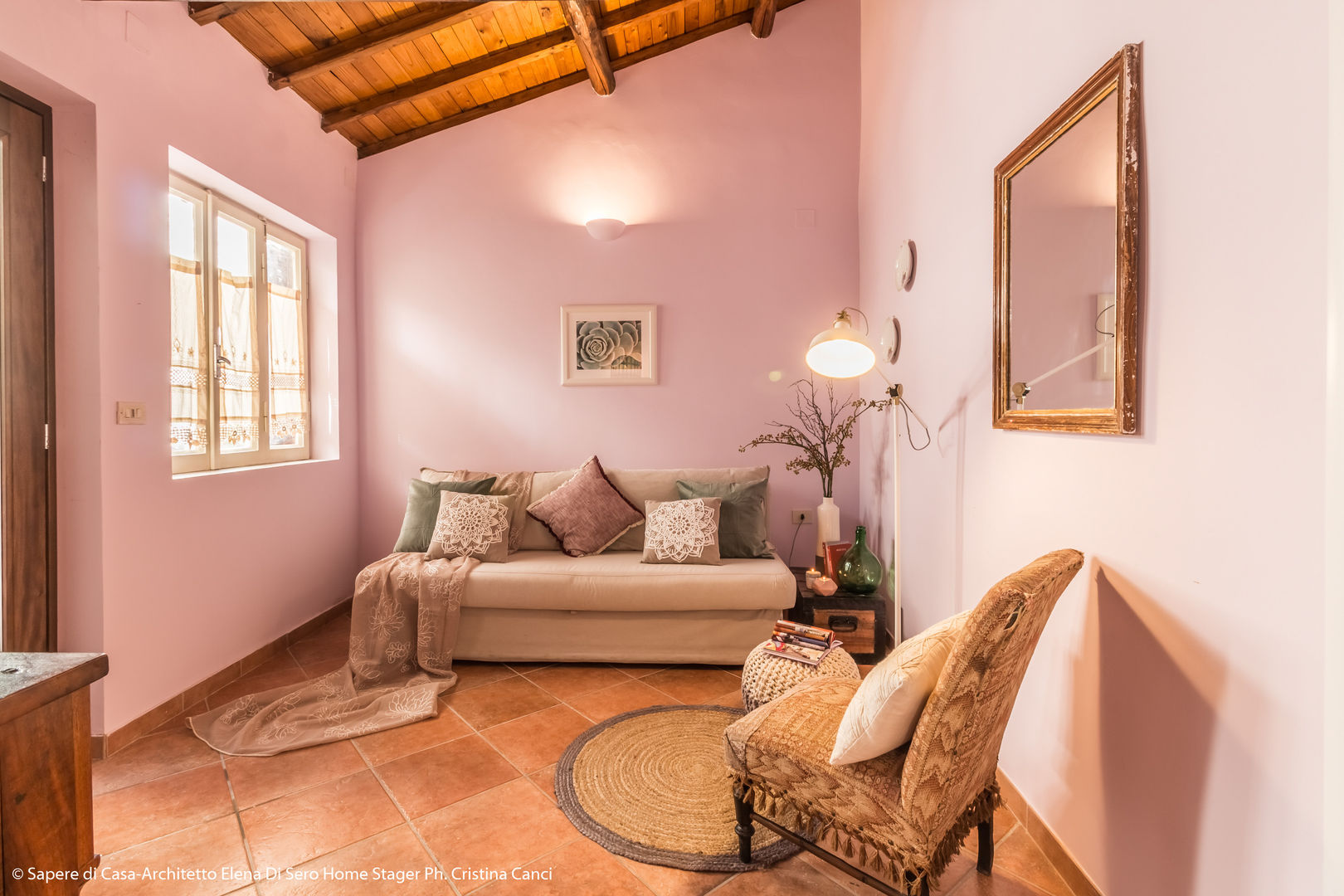 Centro Storico Boho, Sapere di Casa - Architetto Elena Di Sero Home Stager Sapere di Casa - Architetto Elena Di Sero Home Stager Eklektik Oturma Odası