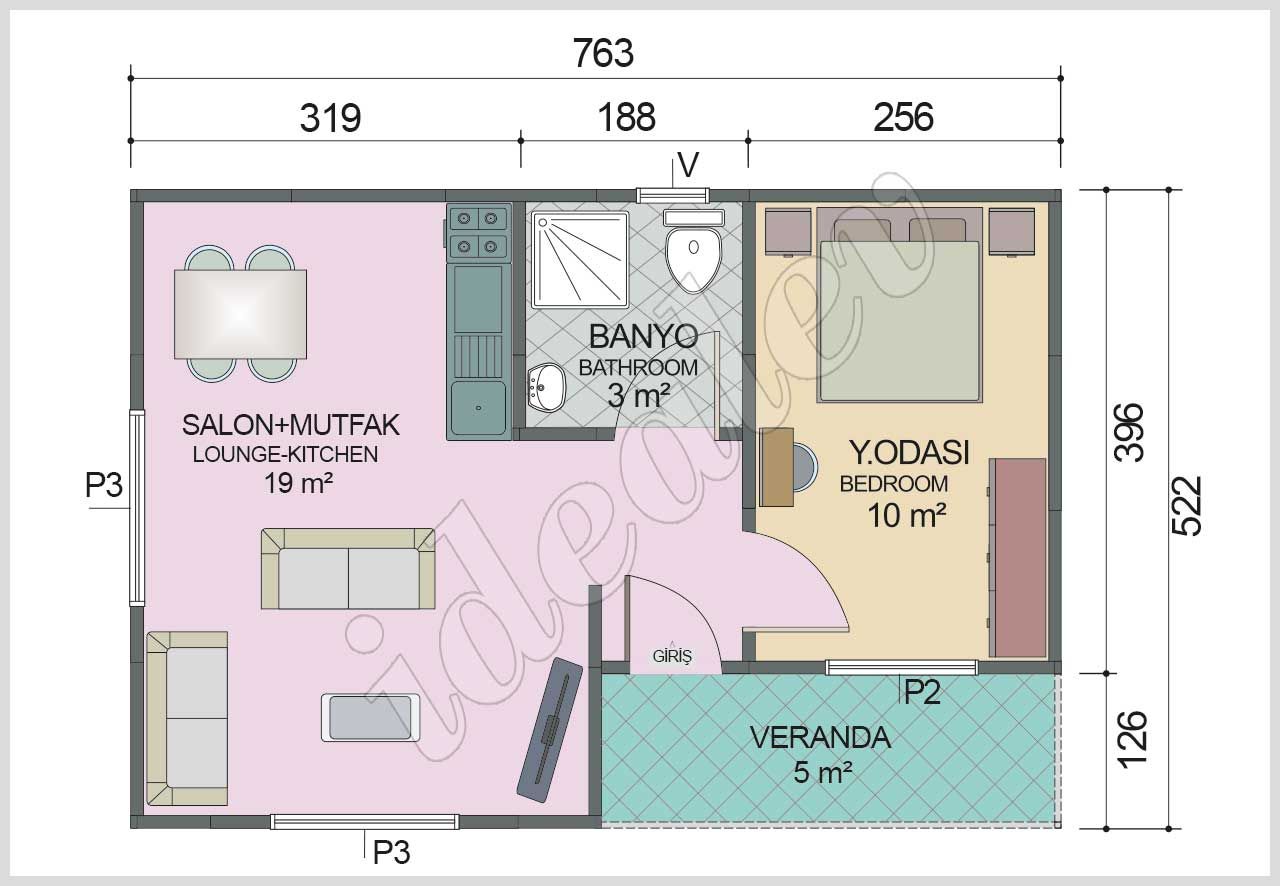 homify Casas prefabricadas