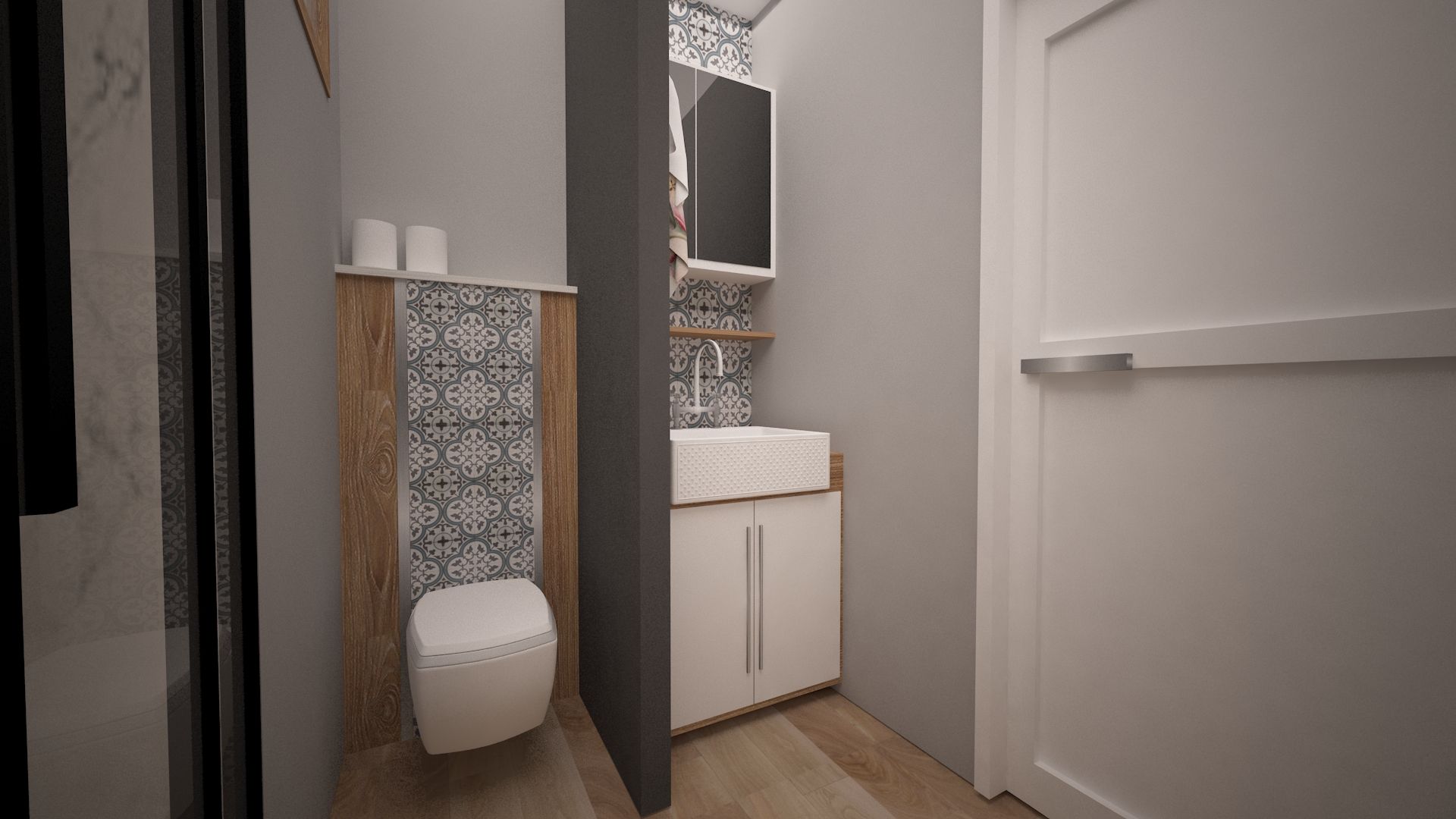 homify Modern bathroom