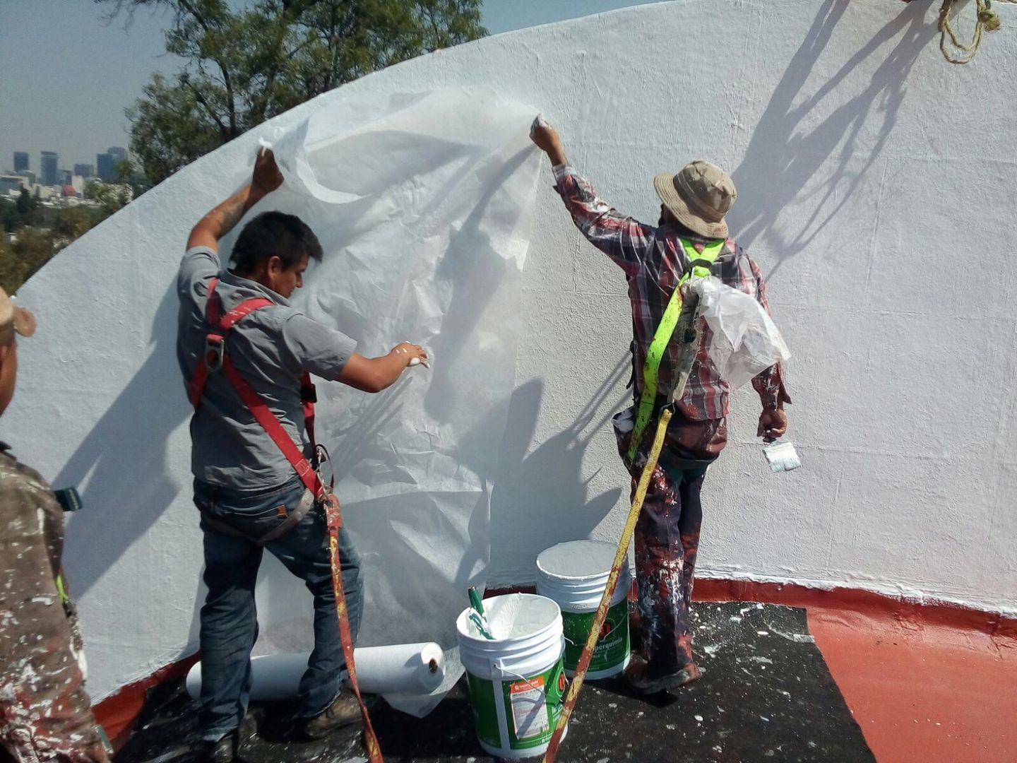 Impermeabilización, imperservicios imperservicios Terraços na cobertura