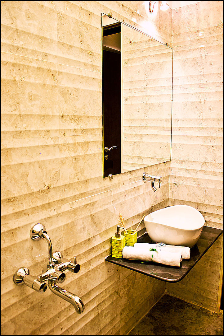 La tierra,Pune, H interior Design H interior Design Modern bathroom