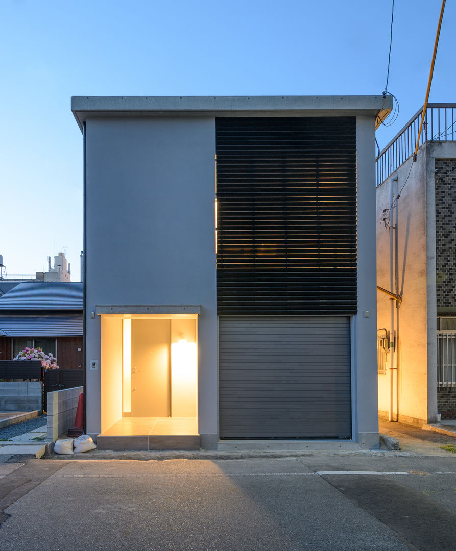 J, 風景のある家.LLC 風景のある家.LLC Maison individuelle Béton